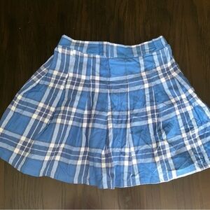 Blue Plaid Kensie Girl skirt sz 12 nwot
